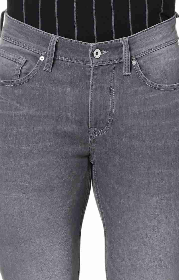 Celio* Cotton-Blend Slim Fit Grey Jean