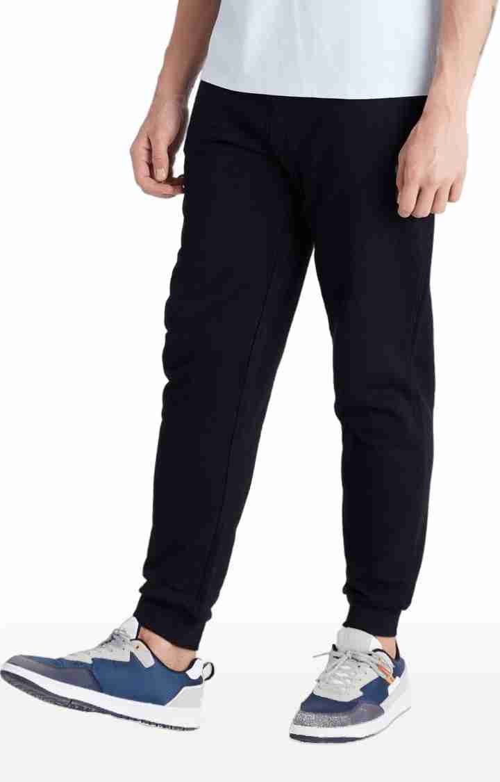 Celio* Cotton Skinny Fit Black Trouser