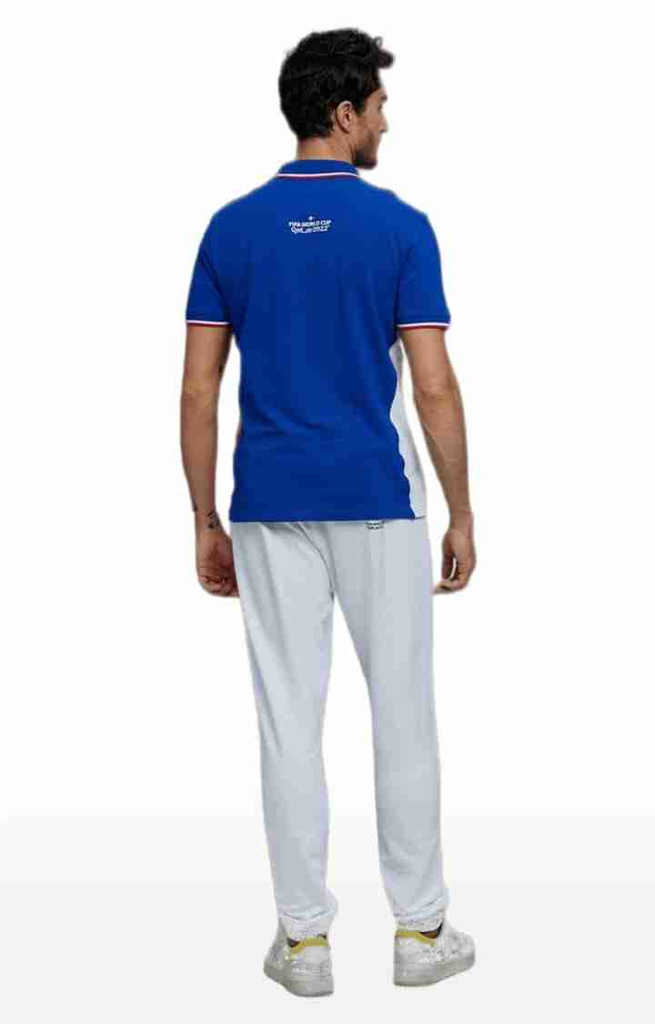 Celio* FIFA Graphics Regular Fit White Trouser