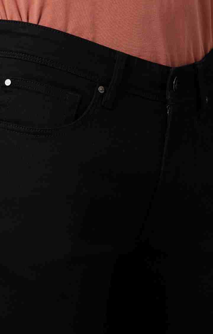 Celio* Cotton Skinny Fit Black Jean