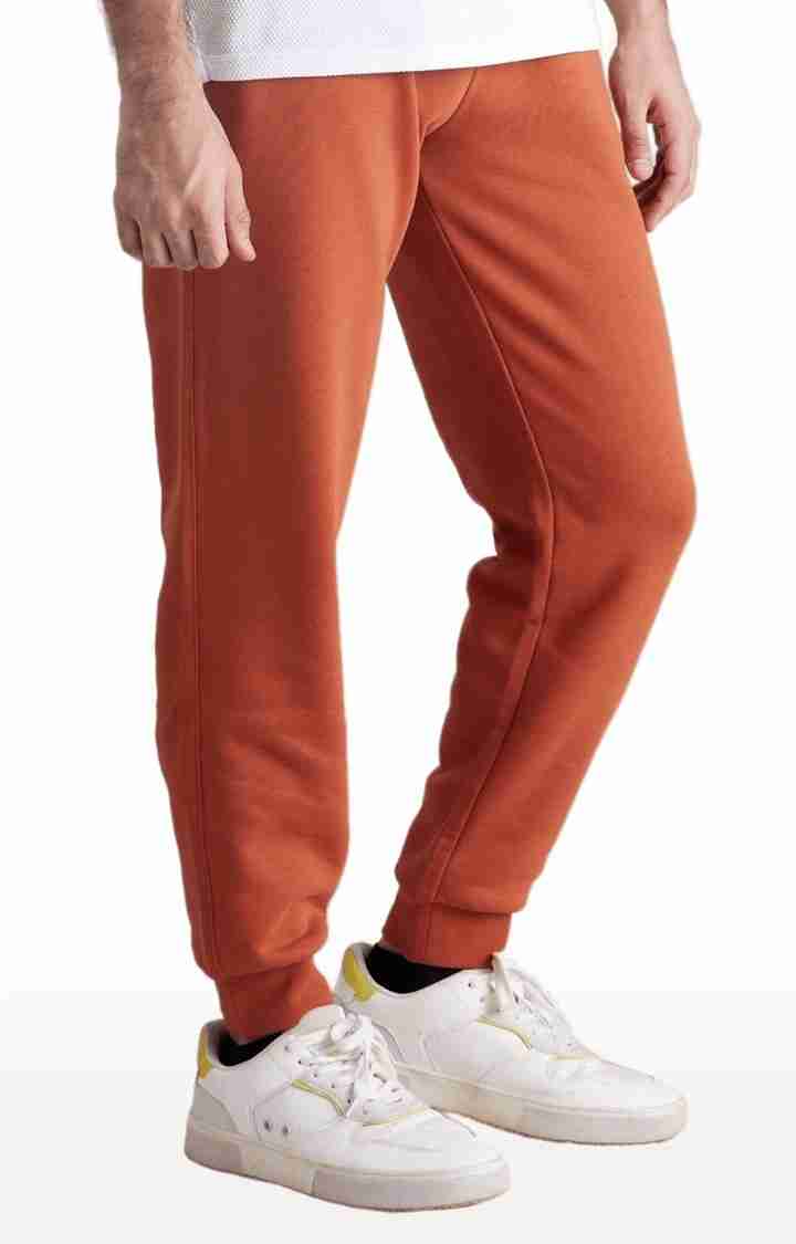 Celio* Polycotton Jog Pant Brown Trouser