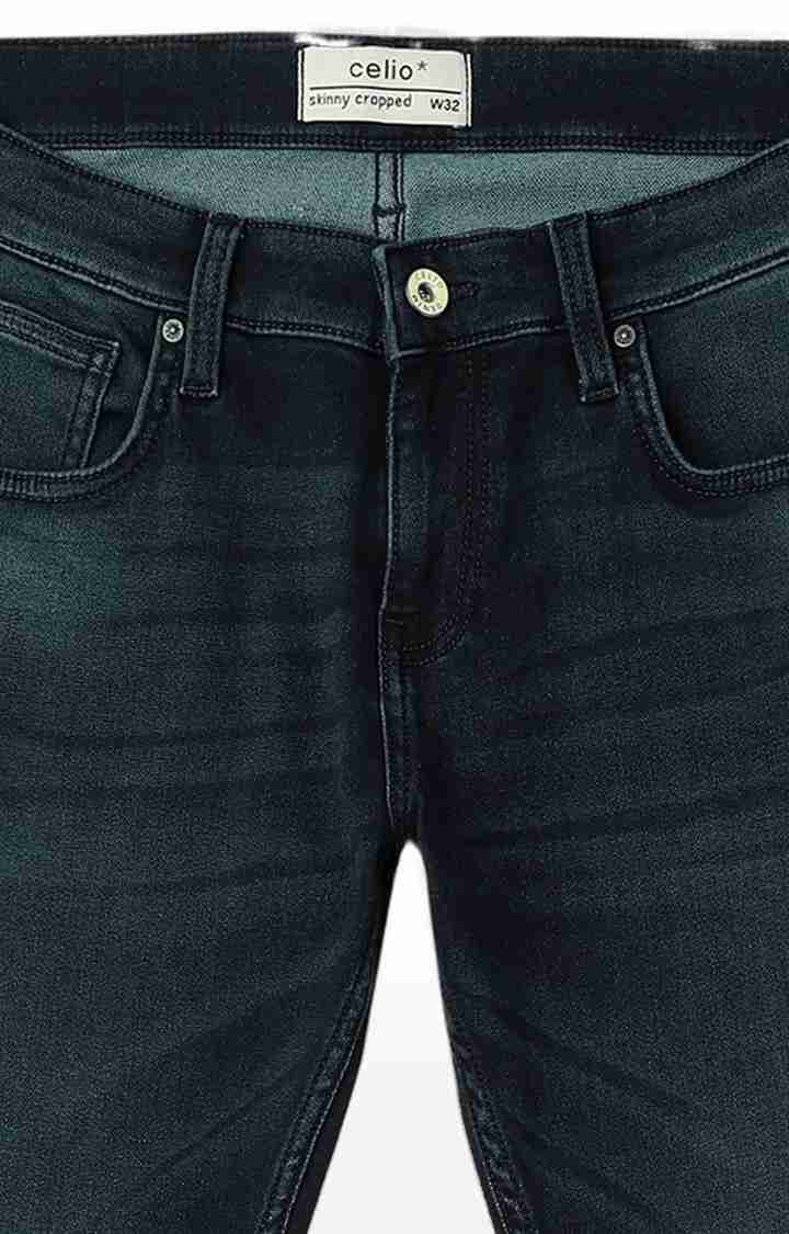 Celio* Cotton Skinny Fit Navy Blue Jean