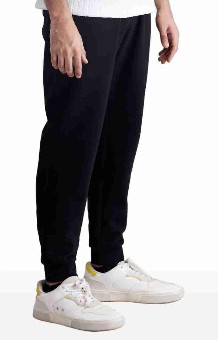 Celio* Polycotton Jog Pant Black Trouser