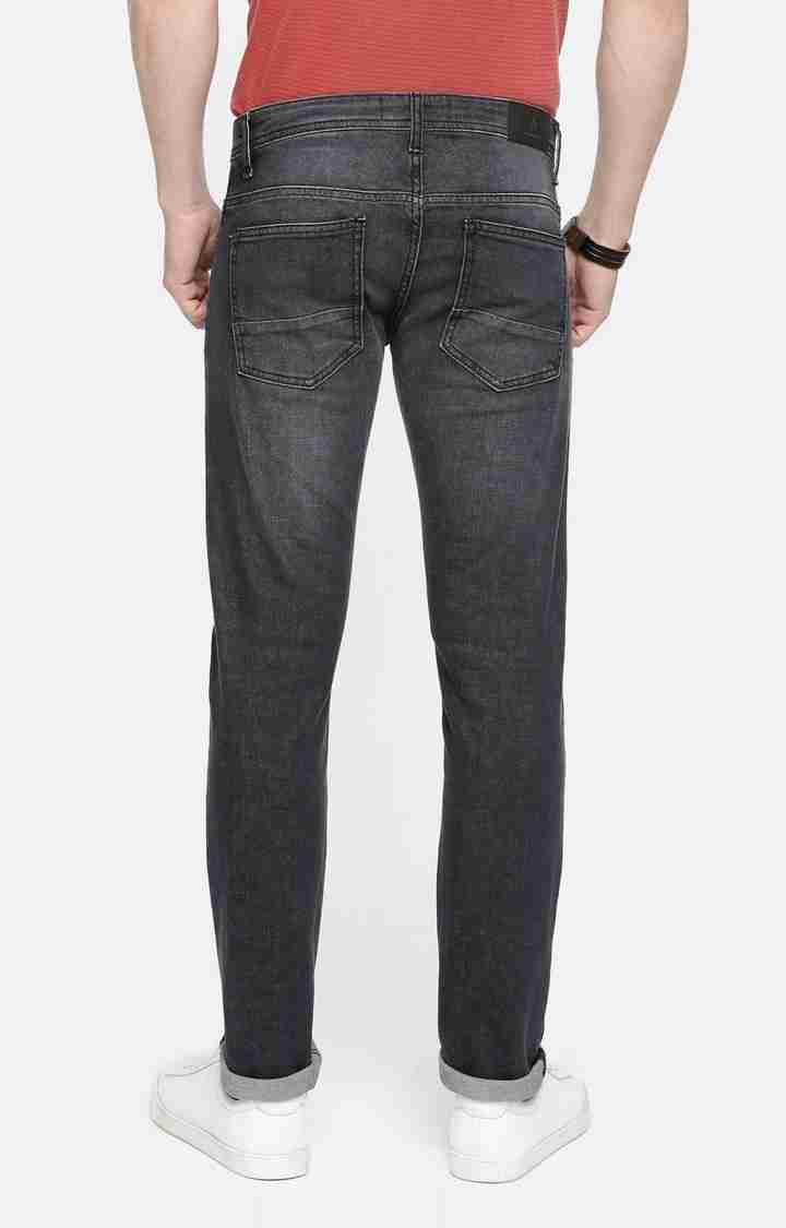Celio* Cotton-Blend Skinny Fit Grey Jean