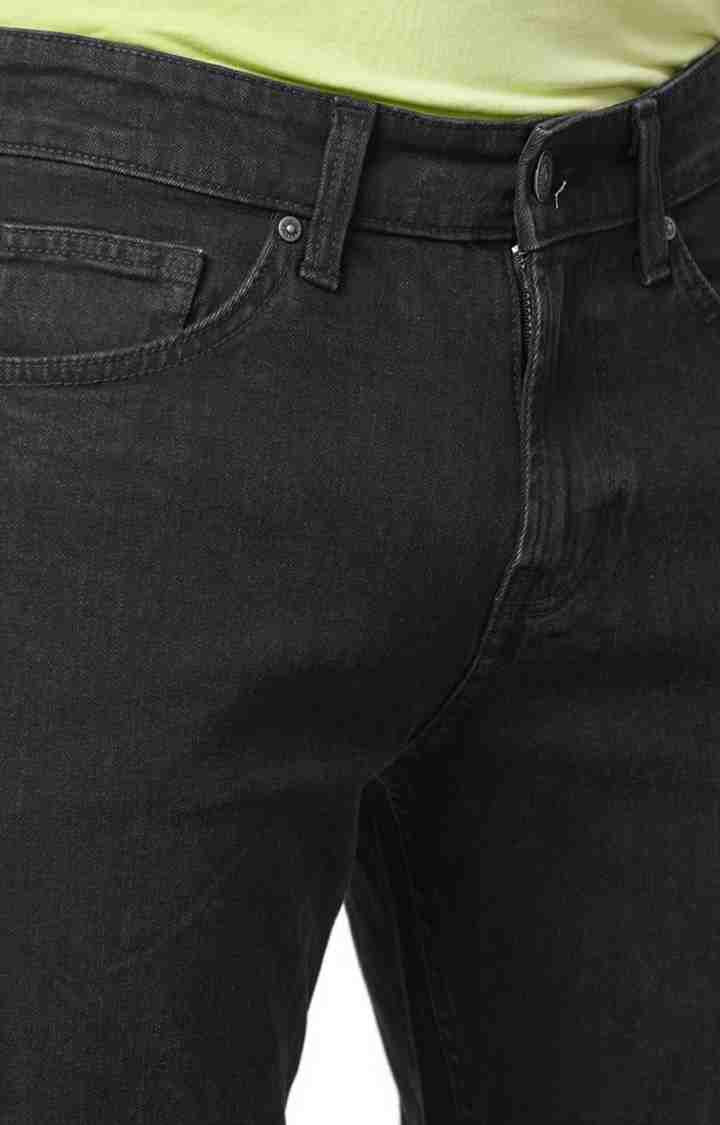 Celio* Cotton Slim Fit Black Jean