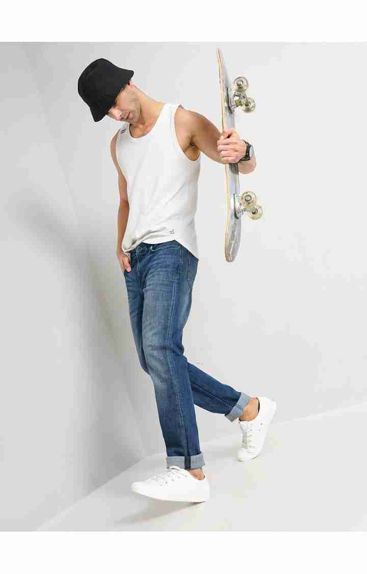 Celio* Cotton Slim Fit Blue Jean