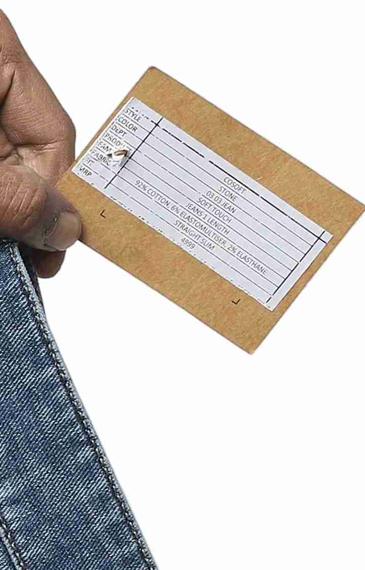 Celio* Cotton Straight Fit Blue Jean