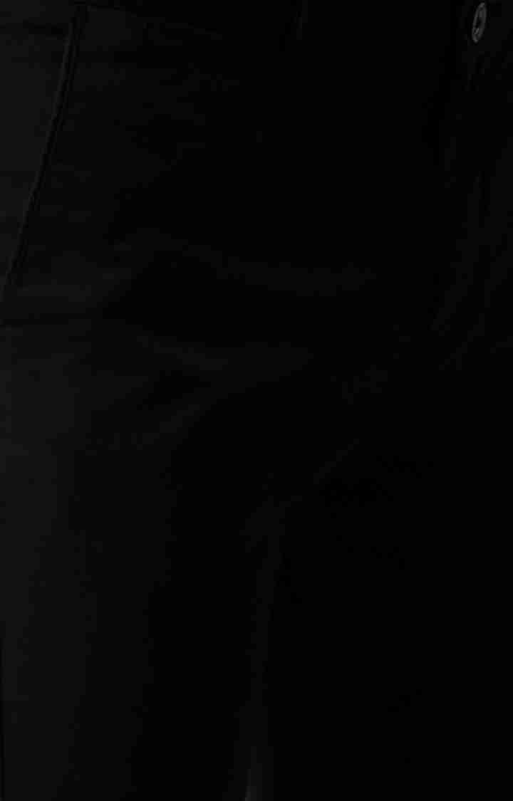 Celio* Cotton Slim Fit Black Trouser