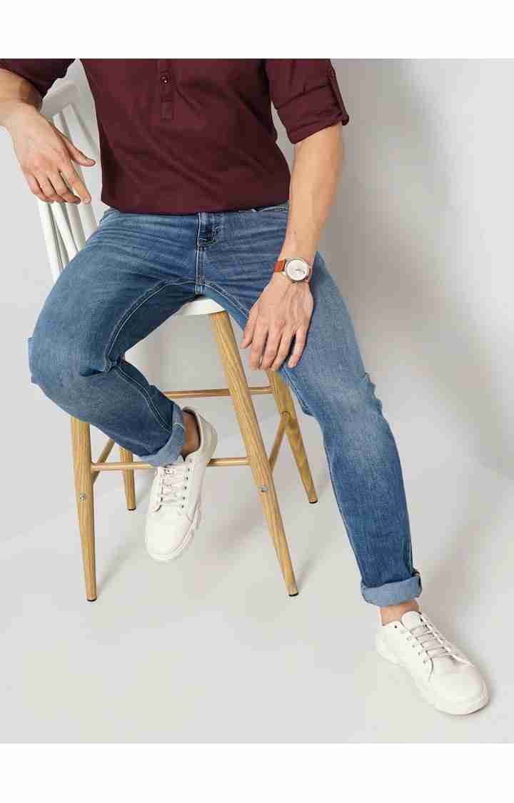 Celio* Cotton Slim Fit Blue Jean