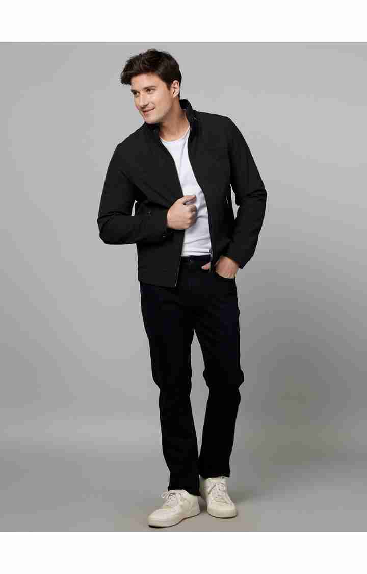 Celio* Cotton-Blend Straight Fit Blue Jean