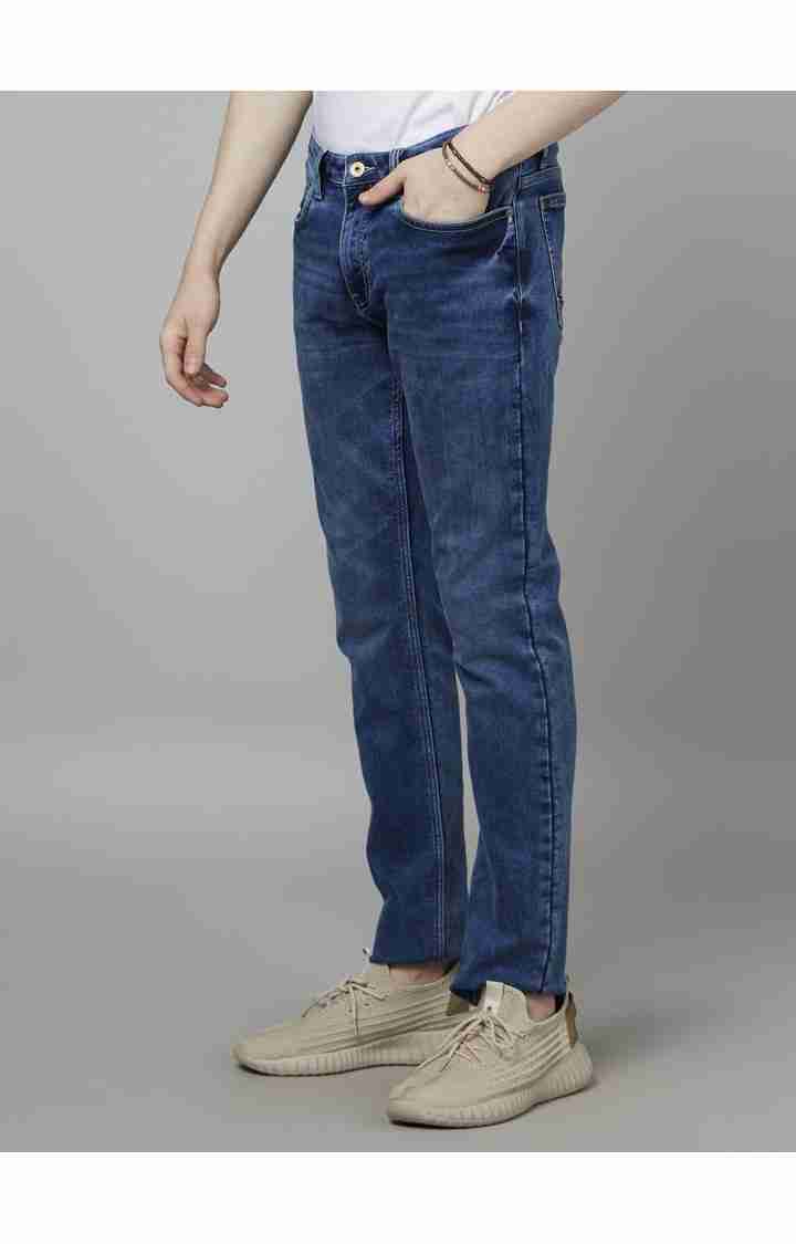 Celio* Cotton-Poly-Blend Skinny Fit Navy Blue Jean