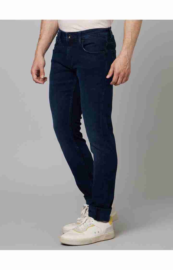 Navy Blue Slim Fit Jeans