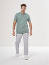 Celio* Men Green Solid Regular Fit Cotton T-Shirt