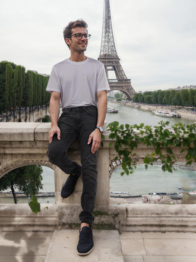 Celio* Cotton Skinny Fit Black Jean