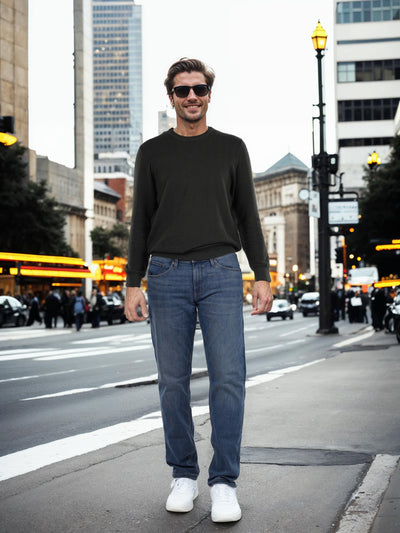 Celio* Cotton Straight Fit Blue Jean