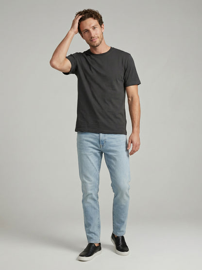 Celio Mens Grey Solid Slim Fit Cotton T-Shirts