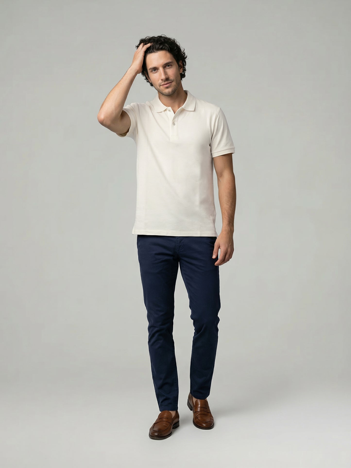 Celio Mens White Solid Slim Fit Cotton T-Shirts