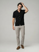 Celio Mens Black Solid Regular Fit Cotton T-Shirts