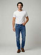 Celio Mens Blue Solid Slim Fit Cotton Jeans