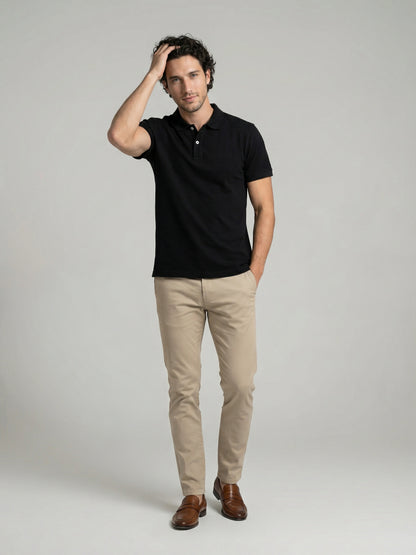 Celio Mens Black Solid Slim Fit Cotton T-Shirts