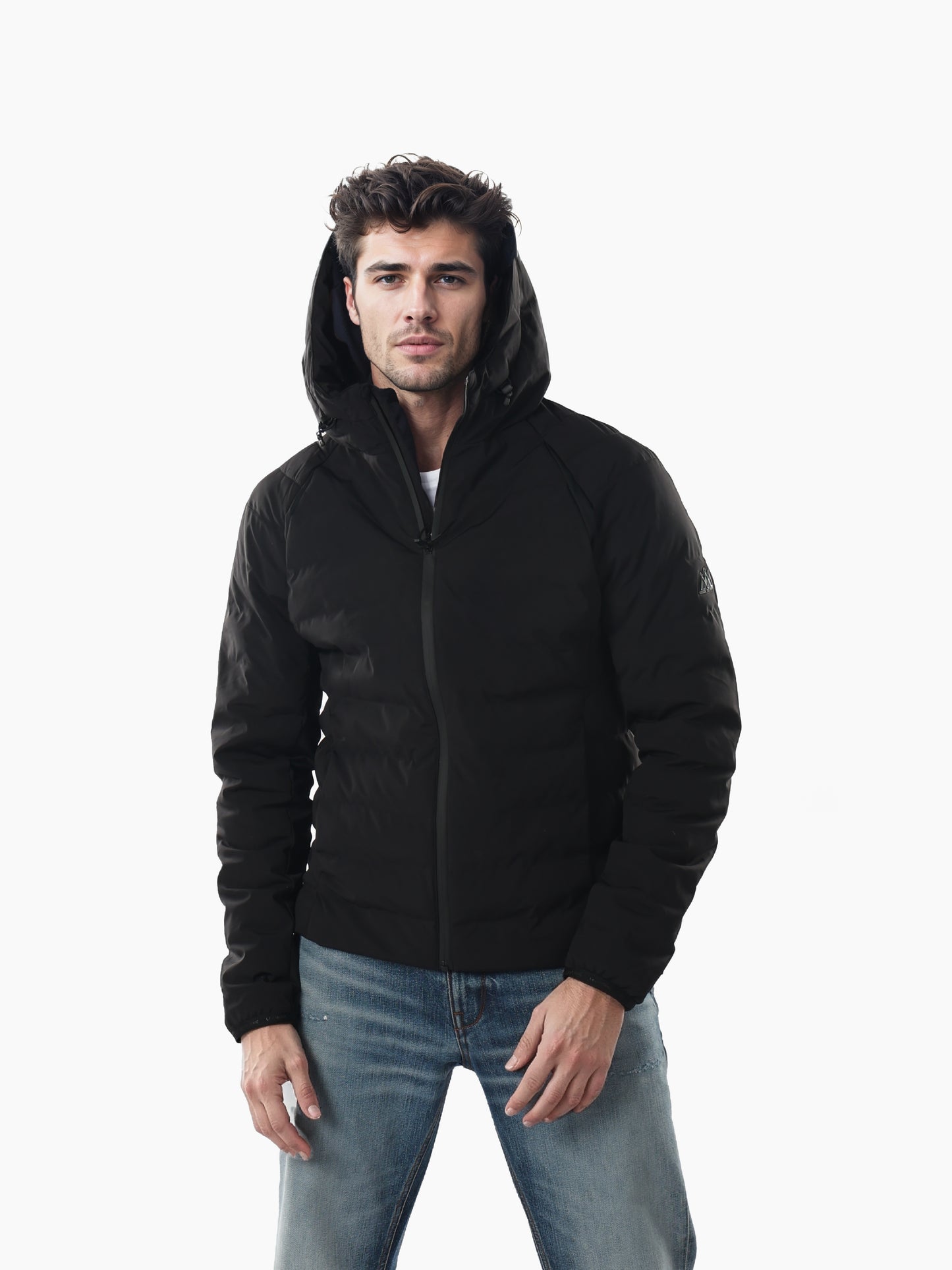 Chamonix - Black Solid Polyamide Jacket