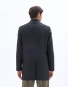Regular Fit Poly-Cotton Solid High Neck Jackets