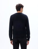 Regular Fit 100% Cashmere Solid Crew Neck Sweaters