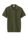 Celio* Men  Regular Fit -100%Cotton Knit Polo T-Shirt-Olive green/Khaki
