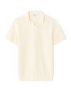 Celio* Men Solid Regular Fit-100% Cotton Polo T-Shirt-Cream