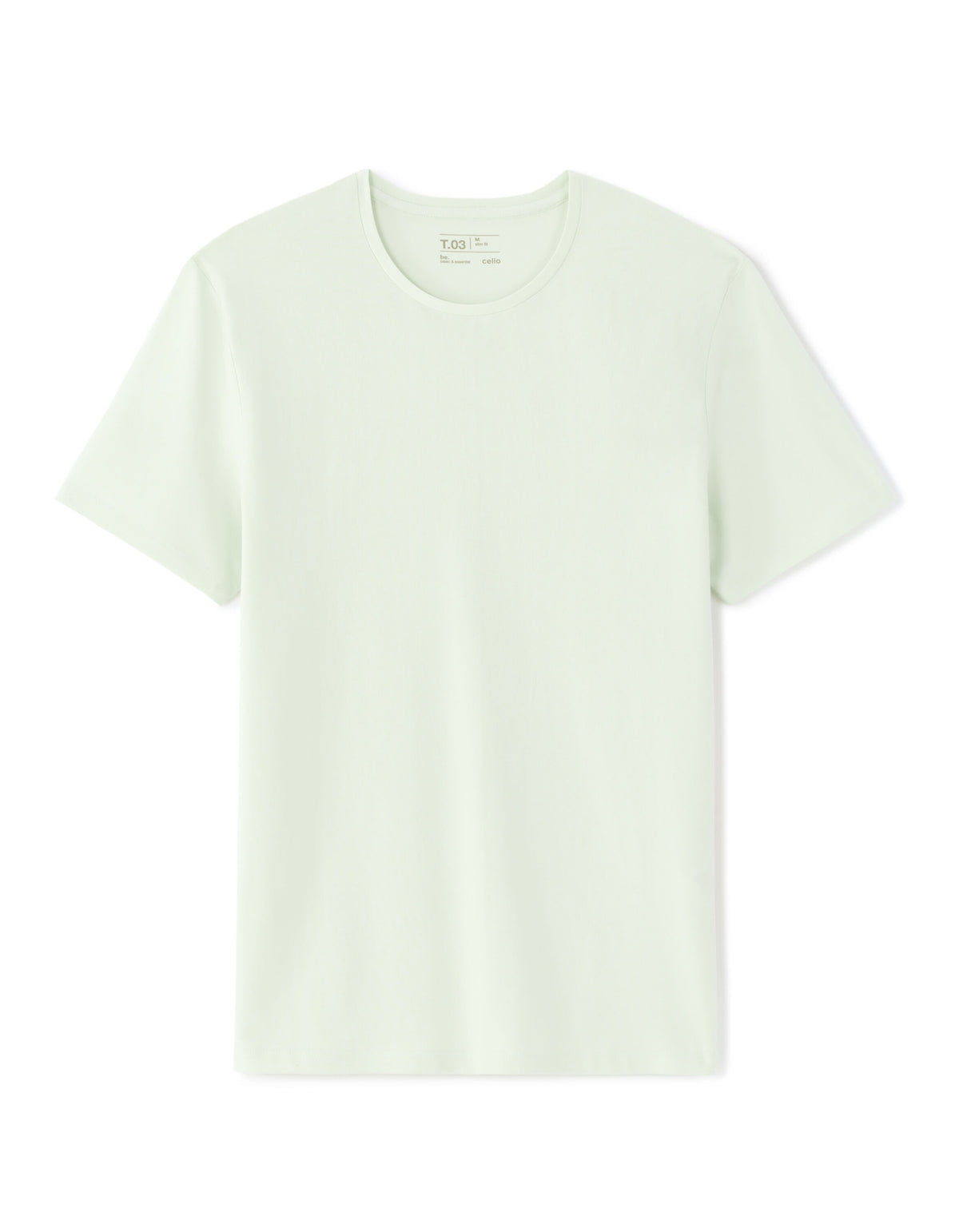 Slim Fit 100% Cotton Solid Crew Neck T-Shirts