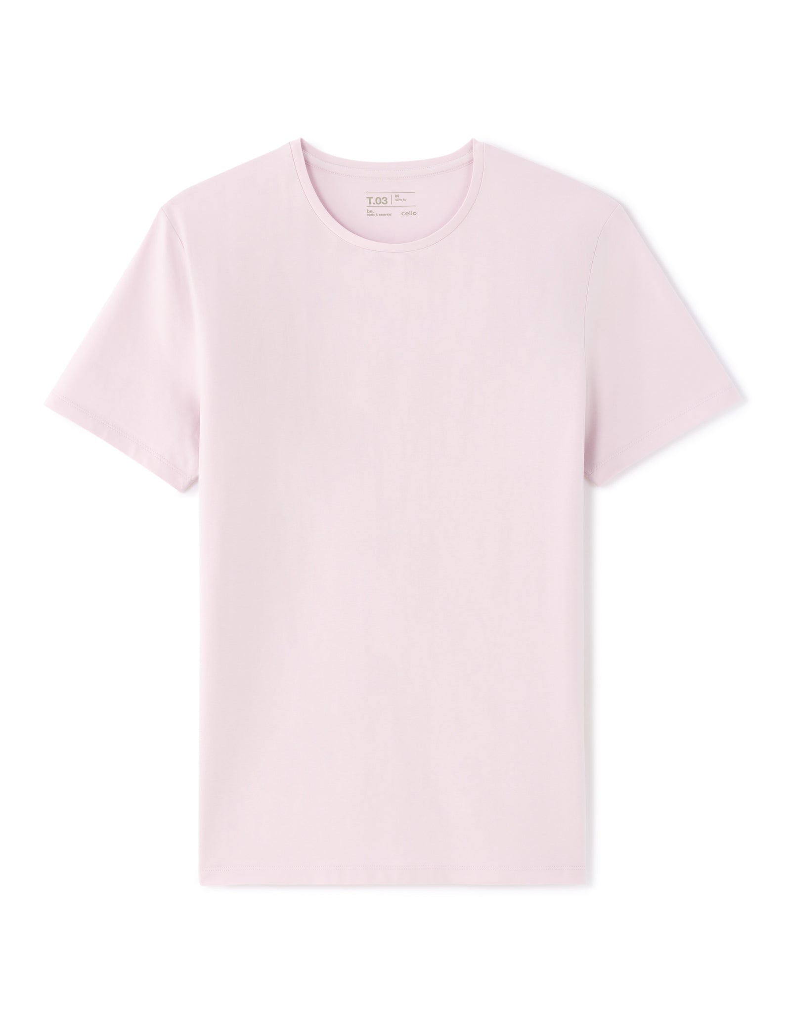 Celio Solid  Cotton Purple T-Shirt