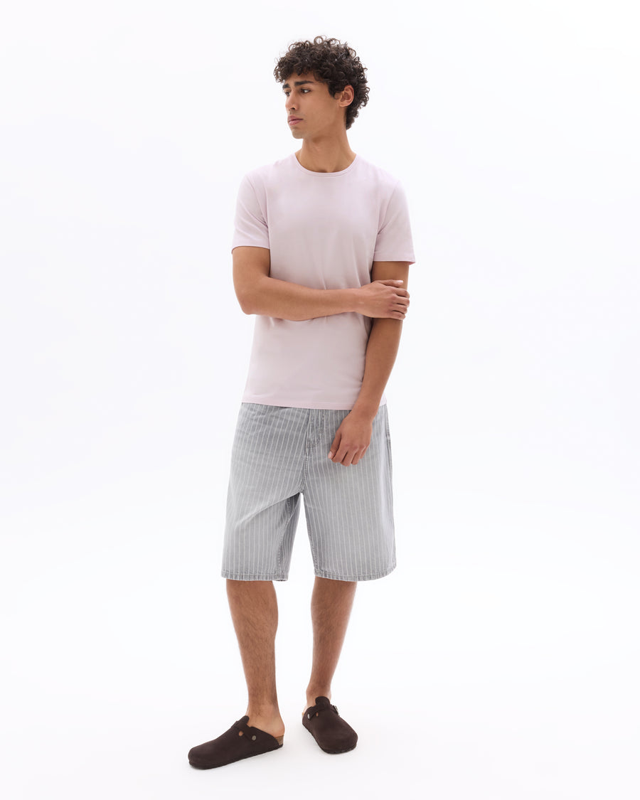 Celio Solid  Cotton Purple T-Shirt