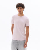 Celio Solid  Cotton Purple T-Shirt