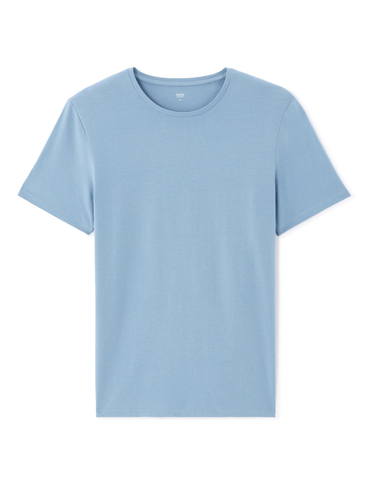 Slim Fit 100% Cotton Solid Crew Neck T-Shirts