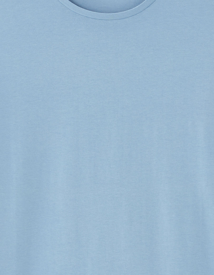 Slim Fit 100% Cotton Solid Crew Neck T-Shirts