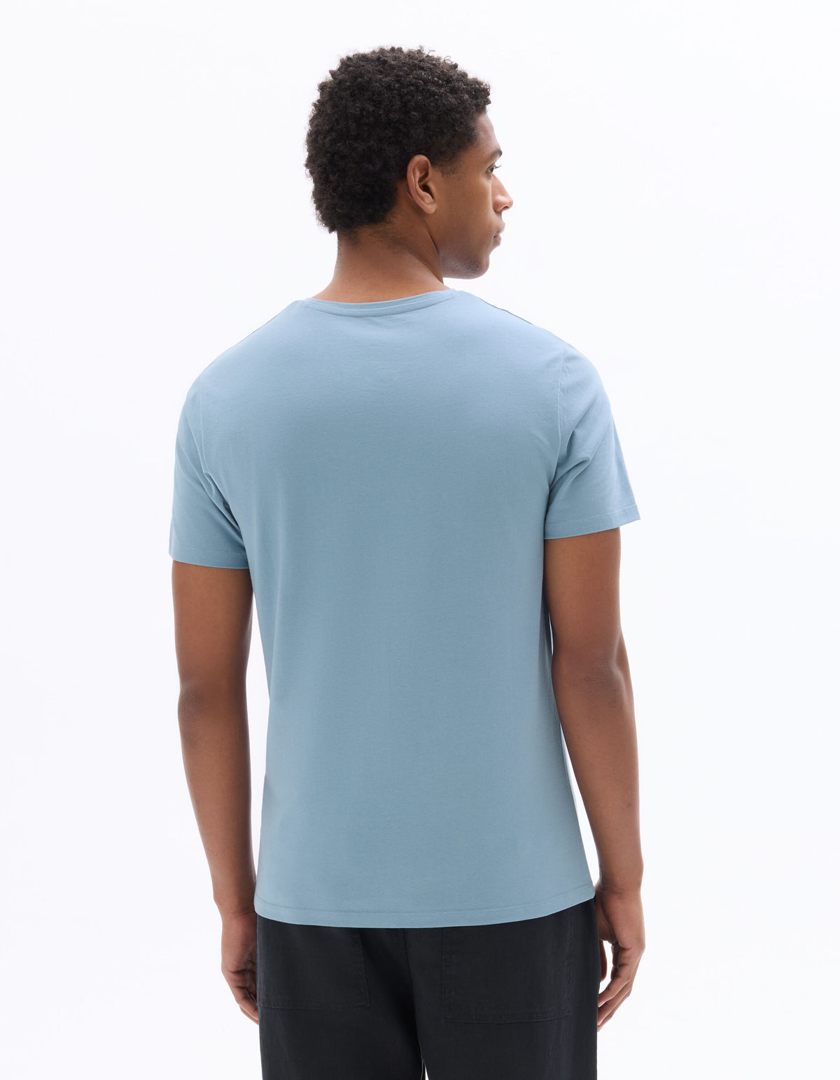 Slim Fit 100% Cotton Solid Crew Neck T-Shirts