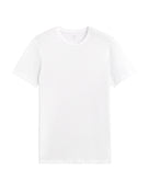 Celio* Solid Cotton Men Regular Fit White T-Shirt