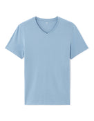 Slim Fit 100% Cotton Solid V Neck T-Shirts