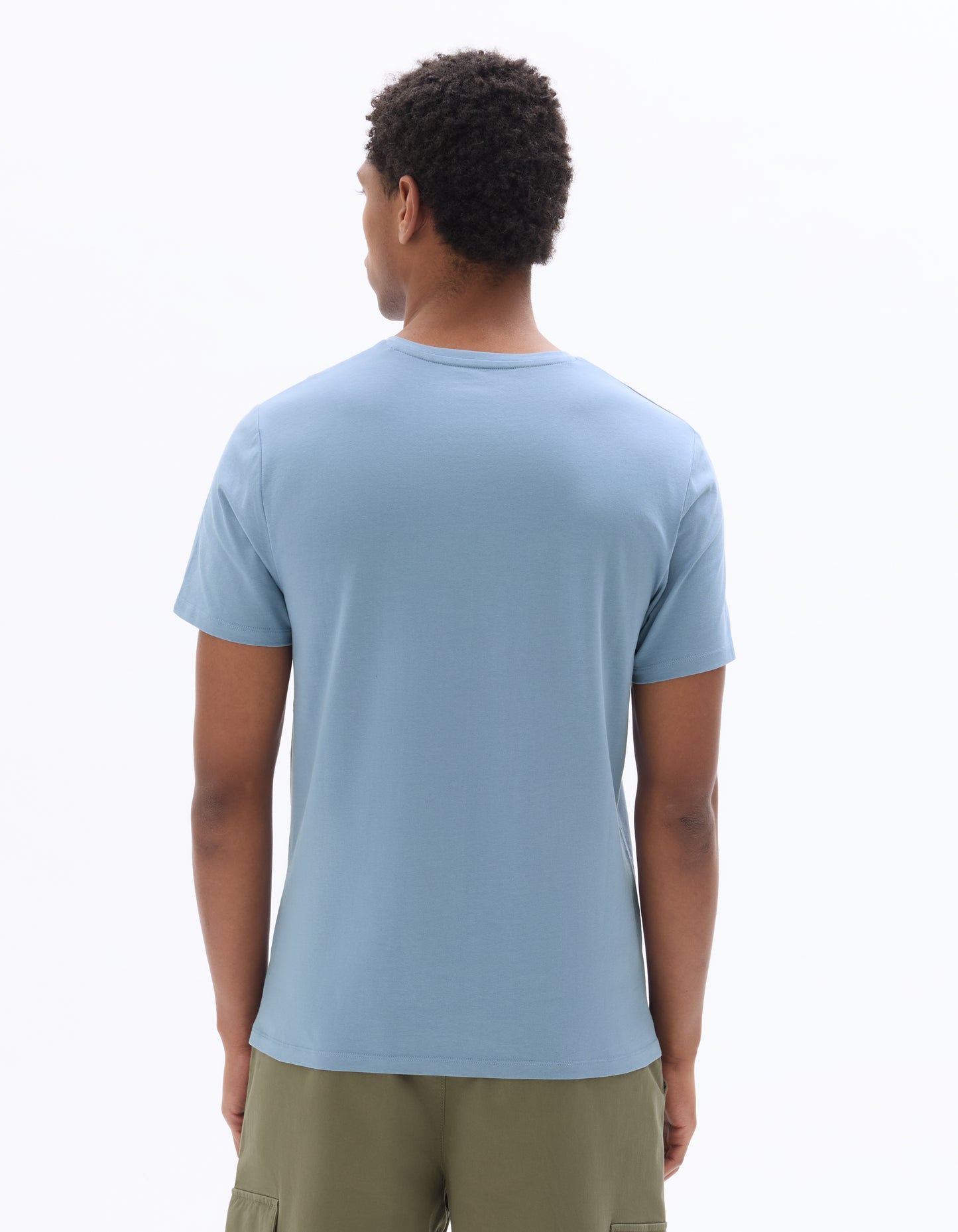Slim Fit 100% Cotton Solid V Neck T-Shirts