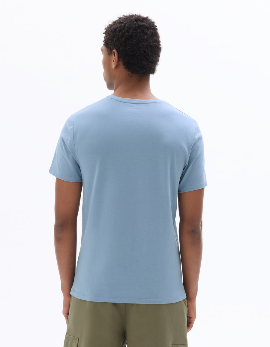 Slim Fit 100% Cotton Solid V Neck T-Shirts