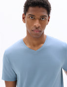 Slim Fit 100% Cotton Solid V Neck T-Shirts