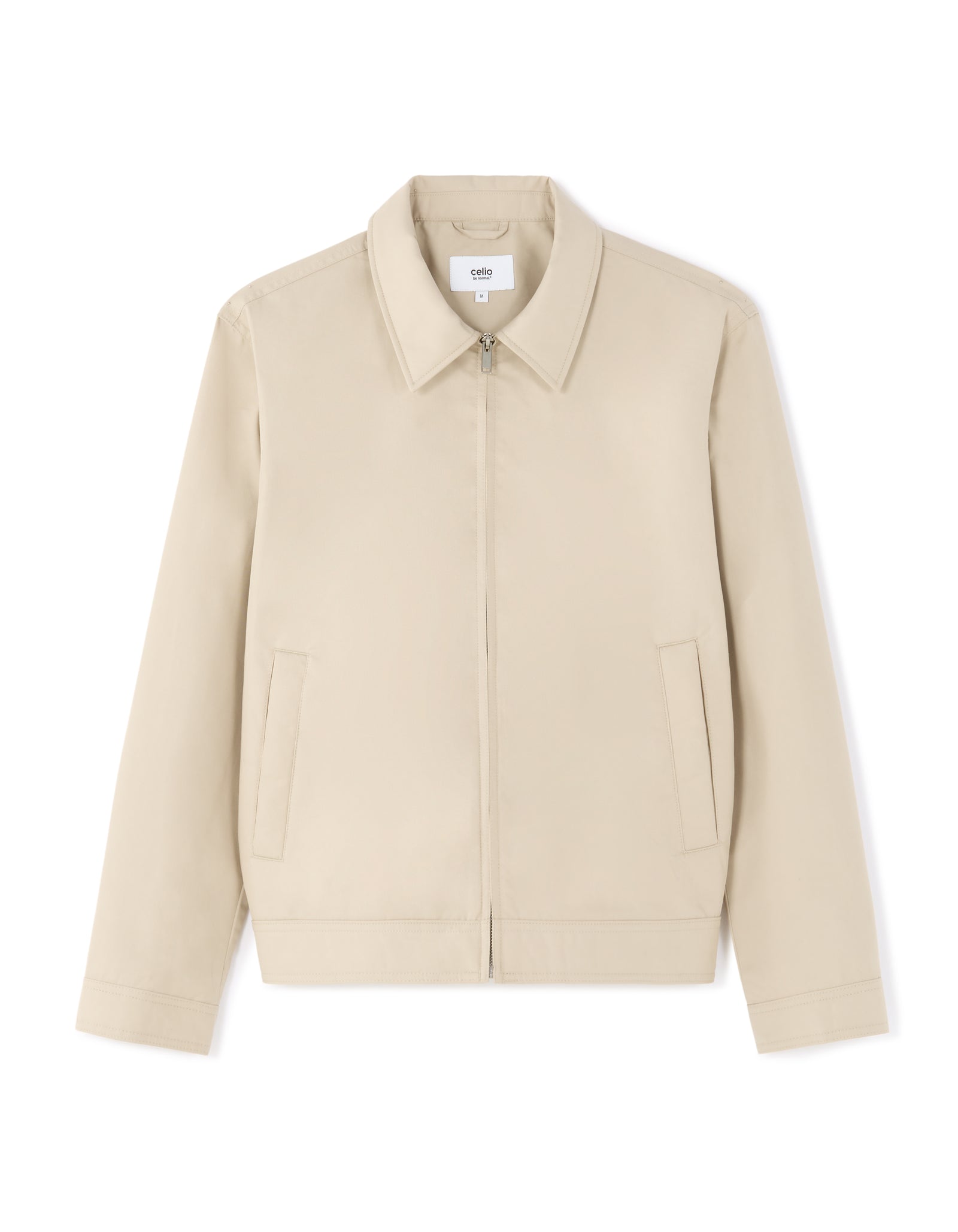 Regular Fit 100% Cotton Solid Spread Collar Jackets