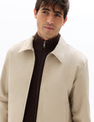 Regular Fit 100% Cotton Solid Spread Collar Jackets
