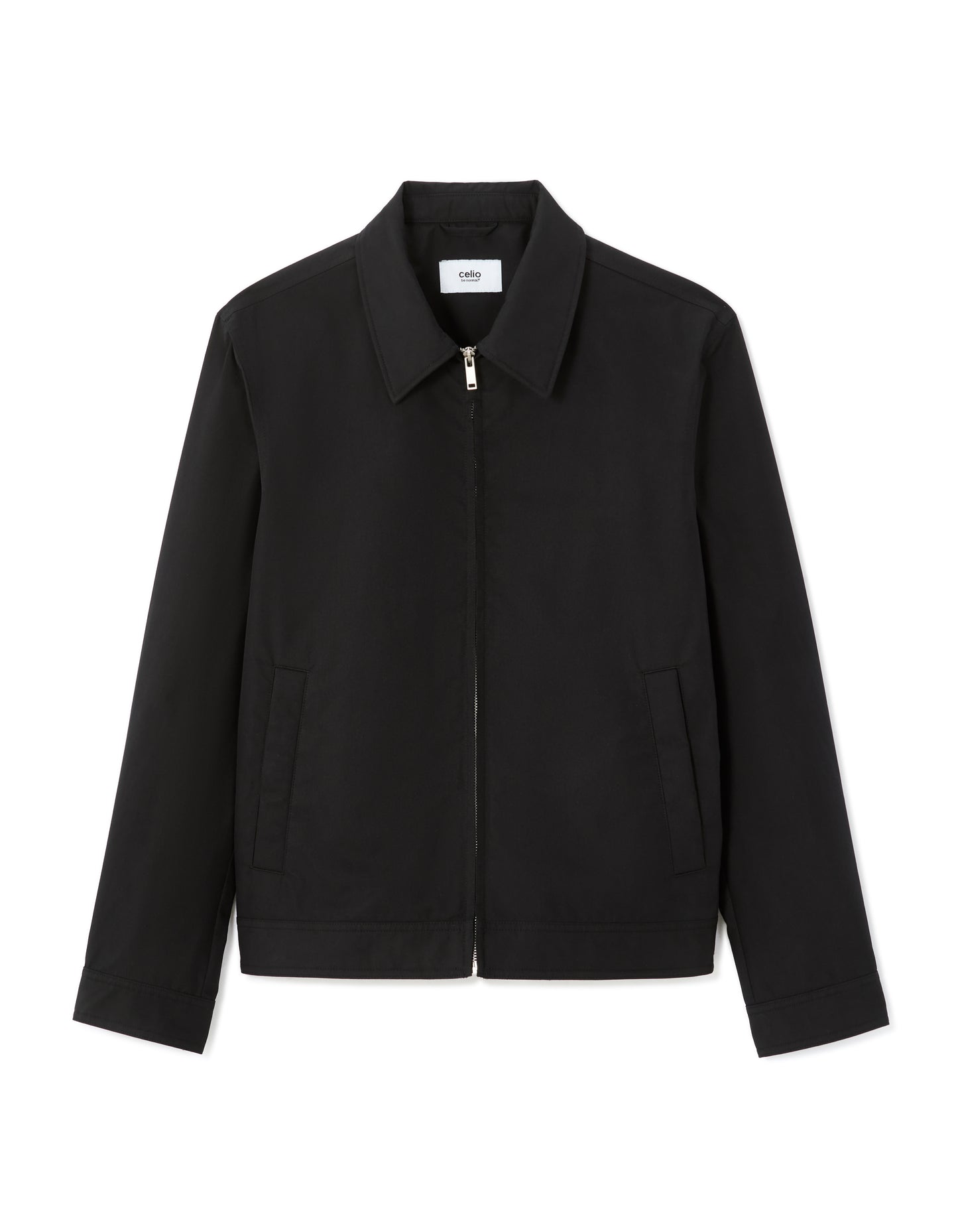 Regular Fit 100% Cotton Solid Spread Collar Jackets