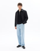 Regular Fit 100% Cotton Solid Spread Collar Jackets
