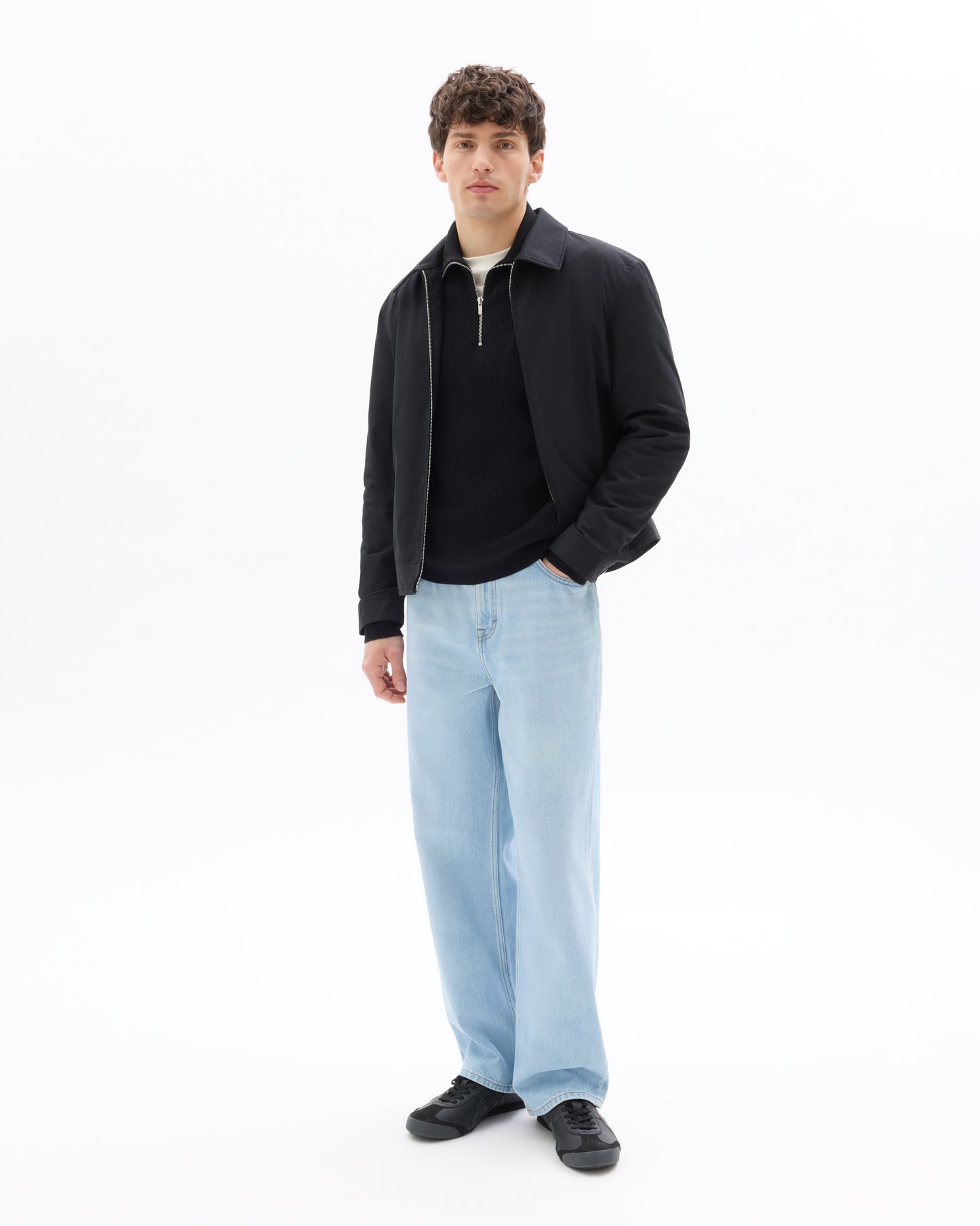 Regular Fit 100% Cotton Solid Spread Collar Jackets