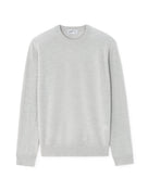 Regular Fit 100% Wool Solid Crew Neck Sweaters