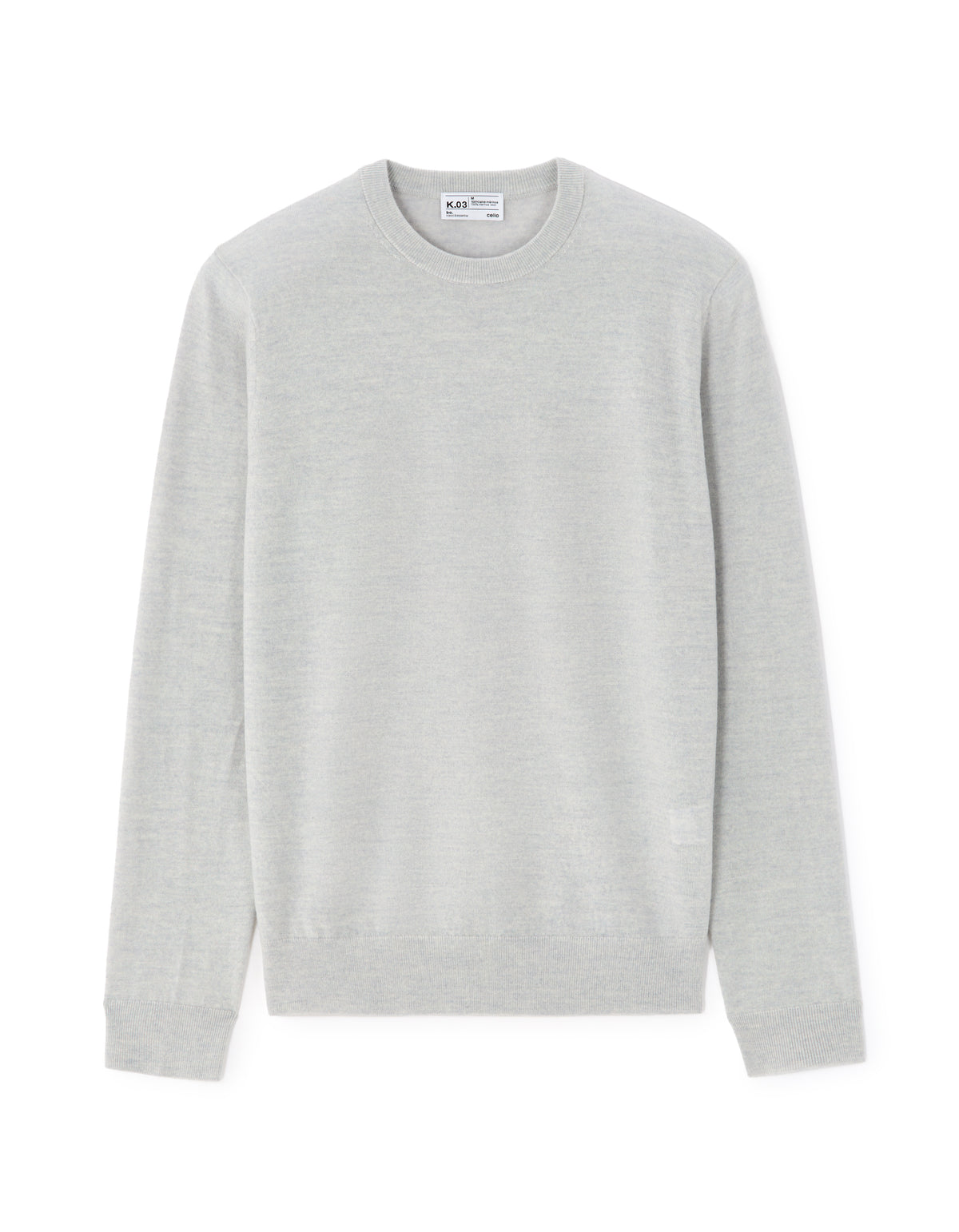 Regular Fit 100% Wool Solid Crew Neck Sweaters