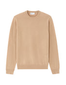 Regular Fit 100% Wool Solid Crew Neck Sweaters