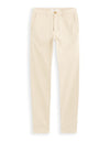 Celio* Cotton-Blend Slim Fit Beige Trouser